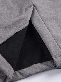 Парка спортивная мужская с капюшоном softshell серого цвета 9565Sr - Mtforce фото 32