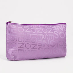 Цена за 2 шт. Косметичка-пенал на молнии, маленькая, с буквами, сиреневая
