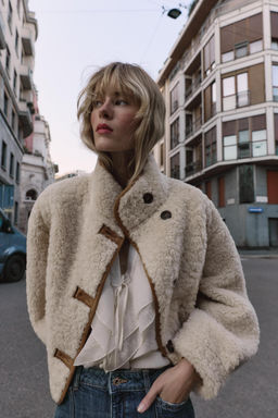REVERSIBLE DOUBLE-FACED JACKET - Zara фото 2