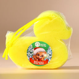 Детская мочалка для тела «Утёнок», Чистое счастье