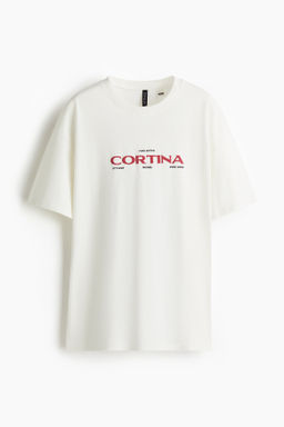 Camiseta oversize con motivo estampado - H&m фото 3