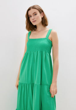 Платье с ярусным подолом