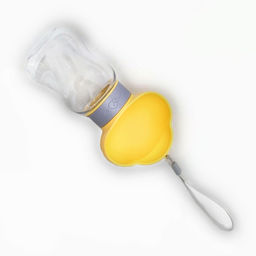 Поилка прогулочная 345 мл, жёлтая - Пижон фото 7