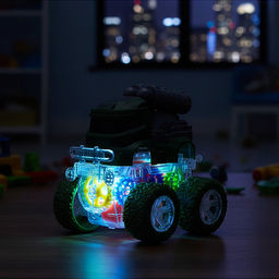 Машина "Военный трюк" в коробке