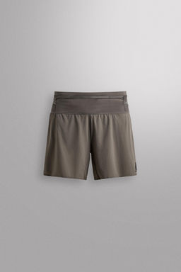 PANTALONES CORTOS TRAIL RUNNING / Gris antracita - Zara фото 7