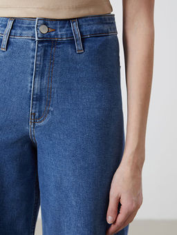 Wideleg Kad?n Jean Pantolon