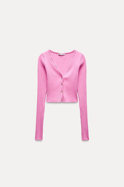 RIBBED CARDIGAN - Zara фото 11