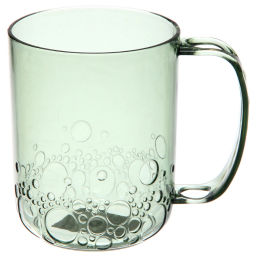 Цена за 2 шт. Кружка пластиковая 520мл "Пузыри", микс цветов