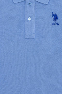 Темно-синяя футболка с воротником поло для мальчиков Basic - U.s. polo assn фото 6