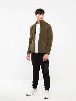 Standart Kal?p Dik Yaka Polar Erkek Spor H?rka