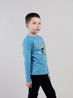 CRB wear / CSKB 64011-42-431 Джемпер для мальчика,деним/Ex.Cherubino  фото 2