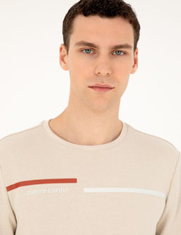 Camel Regular Fit Sweatshirt - Pierre cardin фото 2