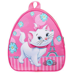 Рюкзак детский для девочки, на молнии, розовый, 23?21?10 см, Коты аристократы - Disney фото 4