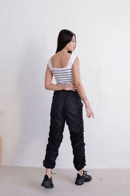 11571 Брюки-джоггеры чёрные - Martichelli фото 6