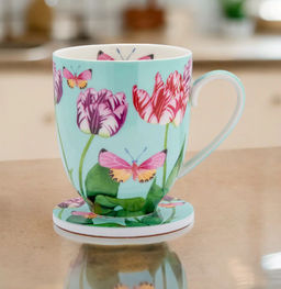 Кружка с подставкой Тюльпаны, 0,4 л - Maxwell & Williams фото 10