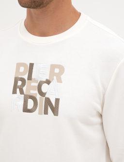 Ekru Regular Fit Sweatshirt - Pierre cardin фото 7