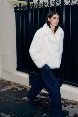 ZW COLLECTION FAUX FUR JACKET