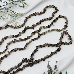 Бусины для украшений из Раухтопаза крошка