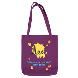 Лео Сумка-шоппер, хлопок 100% хлопок 38*35*5 см design LSH-01  фото 3