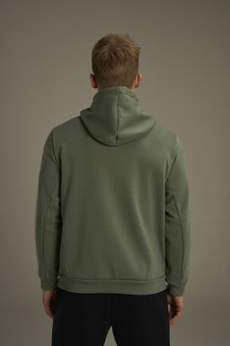 Толстовка на молнии утепленная Зеленый