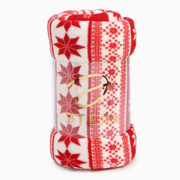 Плед Этель. Новогодний узор, 150?200 см, корал-флис