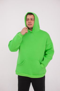 Толстовка мужская Худи салатовый начес - Марлен фото 4