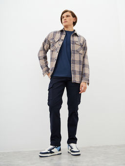 Мужские джинсы Карго утеплённые - Mossmore фото 34