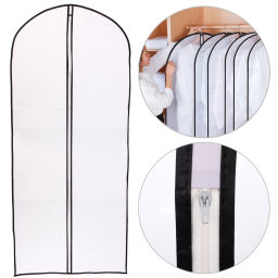 Цена за 4 шт. Чехол для одежды Селфи 60х137 пвх, прозрачный