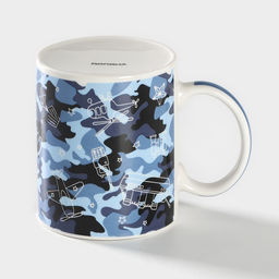 Кружка Доляна Защитнику, 340 мл, фарфор, синяя