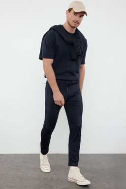 TRENDYOL MAN Siyah Slim/Dar Kesim Fermuar Cepli Spor Esofman Alt? TMNAW25EA00015 - Trendyolmilla фото 2