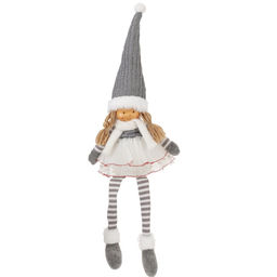 Игрушка набивная "Девочка", L13 W7 H53 см (полка 21 см.), 4в.