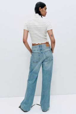 Top fruncido con detalle sobrehilado - H&m фото 4