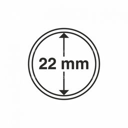 Капсула CAPS для монет диаметром до 22 мм LEUCHTTURM 300053