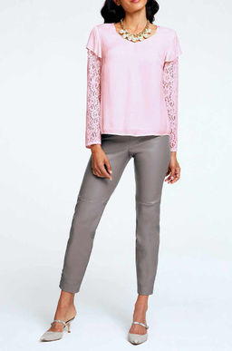 Блузка, розовая - Linea tesini фото 3