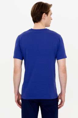 U. S. Polo Assn Мужская синяя футболка с круглым вырезом - U.s. polo assn фото 5