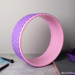 Колесо для йоги и пилатеса массажное 30Х10 / MYW-30VP / фиолетовый / уп10 - Галеонтрейд фото 7