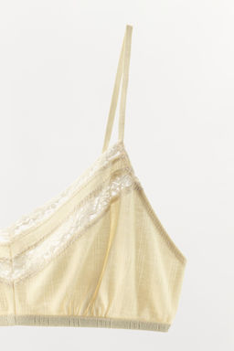 BRALETTE POINTELLE ENCAJE / Crudo - Zara фото 7