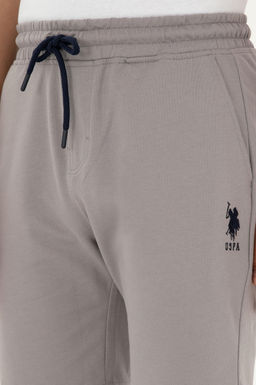 Мужские темно-серые вязаные шорты - U.s. polo assn фото 5