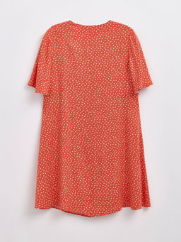 CONTE Платье женское LPL 1197 coral-white coral-white