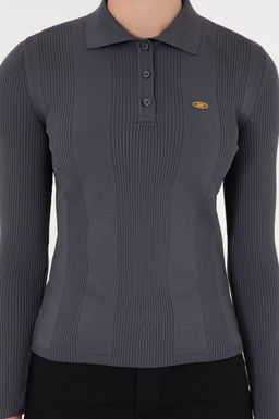 Женский свитер антрацитового цвета Неожиданная скидка в корзине - U.s. polo assn фото 6