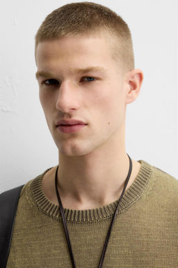 RELAXED FIT SEMI-SHEER SWEATER - Zara фото 6