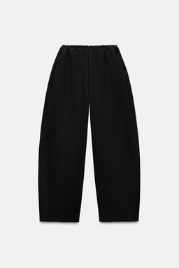 INTERLOCK BALLOON TROUSERS - Zara фото 7