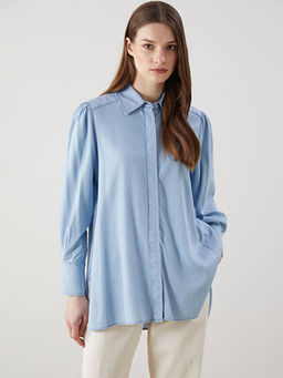 G?mlek Yaka Kad?n Jean Tunik