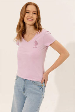 Женская футболка Magnolia с V-образным вырезом Basic - U.s. polo assn фото 10