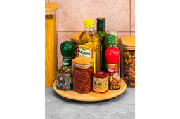 Подставка бамбуковая крутящаяся 25*25*1,2 см - Elan gallery фото 4