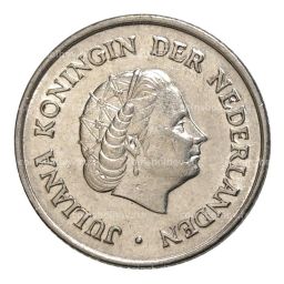 25 центов 1960 года Нидерланды