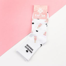 Цена за 2 шт. Носки женские новогодние новогодние KAFTAN Prosecco размер 36-40 (23-25 см)  фото 3