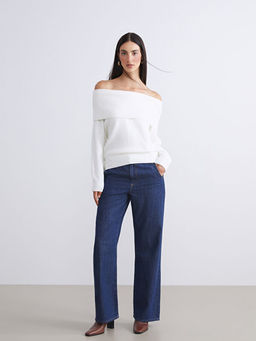 Straight Fit Kad?n Jean Pantolon