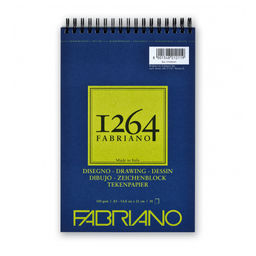"Fabriano" Альбом для эскизов 1264 DRAWING 180 г/м2 A5 14.8 х 21 см на спирали 30 л. 19100645