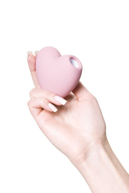 Вакуум-волновой бесконтактный стимулятор клитора Satisfyer Cutie Heart, силикон, розовый  фото 9